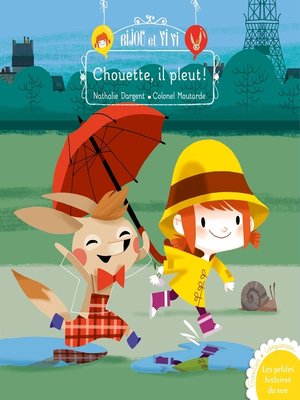 cover image of Chouette, il pleut!